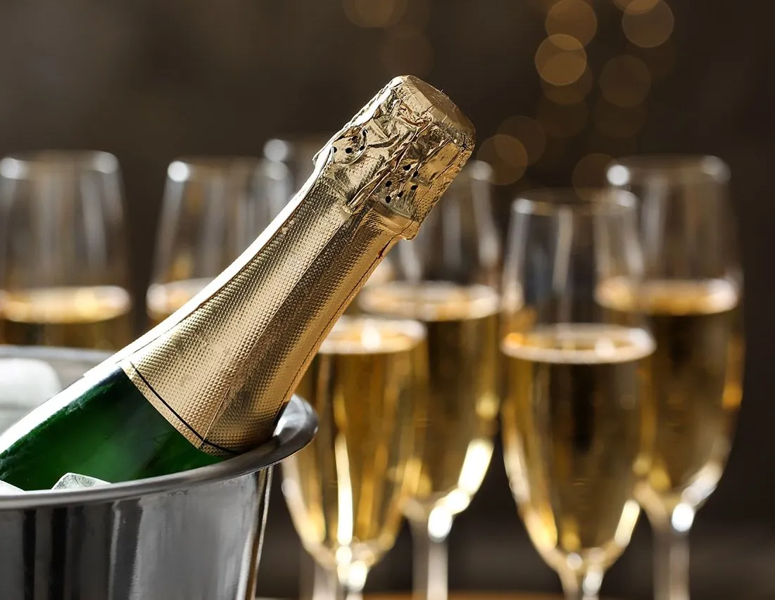 A Bottle of Ruinart ‘R’ Brut Champagne